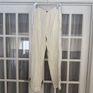 Vince Off White 100% Hemp Casual Pants